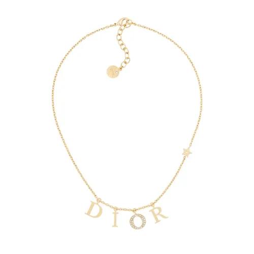 Trang sức - Dây Chuyền Nữ Dior Evolution Necklace Gold Finish Metal And Crystals N1308DVOCY_D301 Màu Vàng - Vua Hàng Hiệu