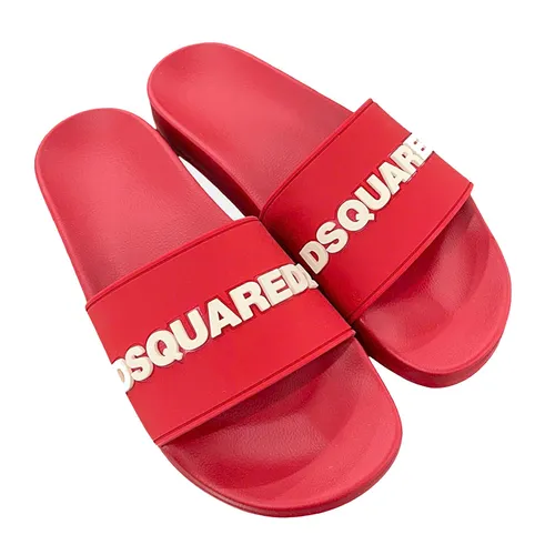 Dép Nam Dsquared2 Sliders Red FFM0023 17203516 4065 Màu Đỏ Size 40 - Dép - Vua Hàng Hiệu