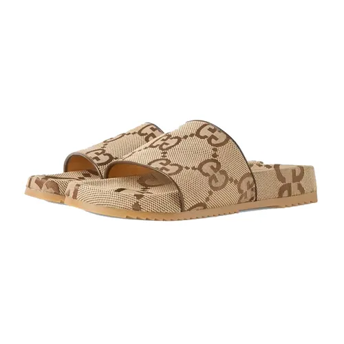 Dép Gucci Nam - Dép Nam Gucci Maxi GG Canvas Slide Sandal Brown 624695-UKOD0-2673 Màu Be Nâu Size 40 - Vua Hàng Hiệu