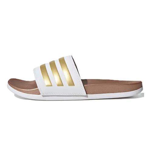 Dép Quai Ngang Adidas Adilette Comfort H03618 Màu Trắng Vàng Size 42