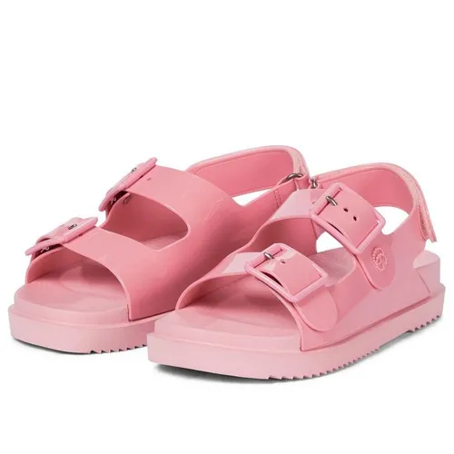 Dép Gucci Cao su - Dép Sandal Nữ Gucci Isla Buckled Rubber Màu Hồng Size 36 - Vua Hàng Hiệu