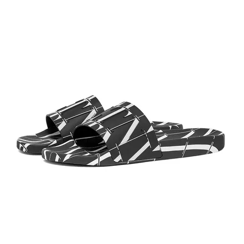 Dép Valentino VLTN All Over Logo Pool Slide Màu Đen Size 41