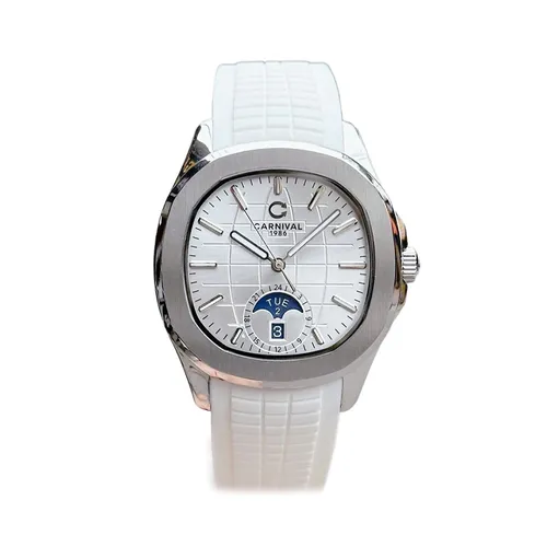 Đồng Hồ Nam Carnival Aquanus 8113G-VT-DCS-T1 (8113G) Màu Trắng