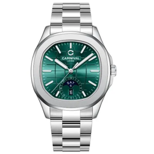 Carnival - Đồng Hồ Nam Carnival Aquanus 8113G-VT-XL (8113G) Màu Bạc Xanh - Vua Hàng Hiệu