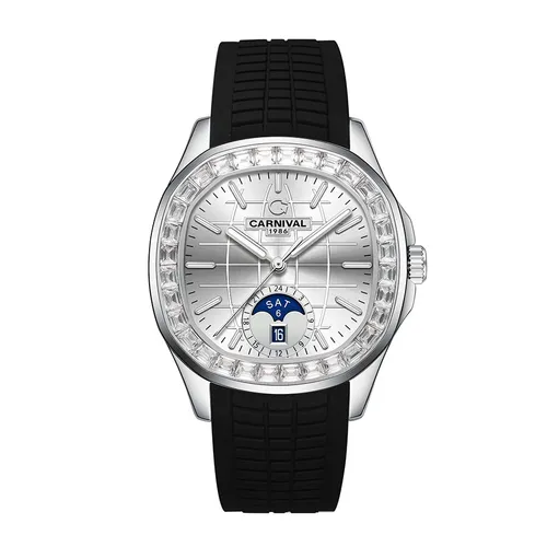 Đồng Hồ Nam Carnival Aquanus 8113G2-VT-DCS-T (8113G2) Màu Đen Bạc - Đồng hồ - Vua Hàng Hiệu