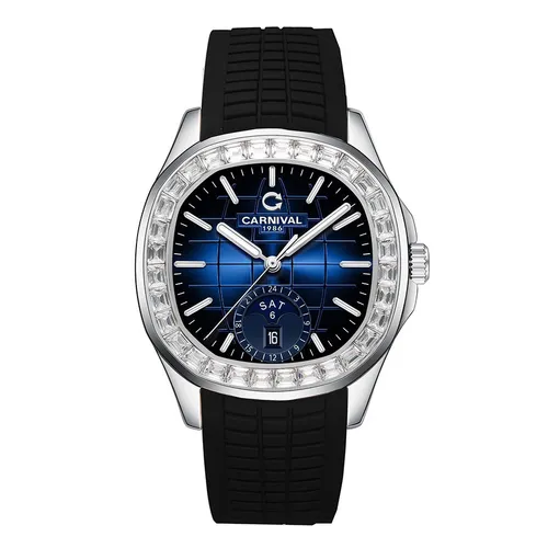 Đồng hồ - Đồng Hồ Nam Carnival Aquanus 8113G2-VT-DCS-X (8113G2) Màu Đen - Xanh - Vua Hàng Hiệu