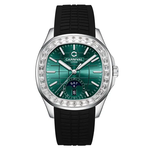 Đồng hồ - Đồng Hồ Nam Carnival Aquanus 8113G2-VT-DCS-XL (8113G2) Màu Xanh Đen - Vua Hàng Hiệu