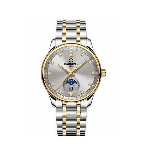 Đồng hồ - Đồng Hồ Nam Carnival Automatic 8105G-CV-N (8105G) Màu Xám Vàng - Vua Hàng Hiệu