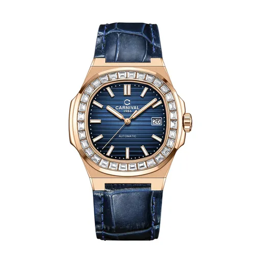 Đồng Hồ Nam Carnival Nautilus Automatic Watch 8108G-VH-DD-X ( G8108.304.425 ) Màu Xanh