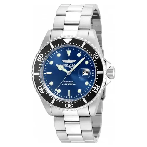 Đồng Hồ Nam Invicta Gent Pro Diver Blue Dial Steel Bracelet Dive Watch 22054 Màu Bạc Xanh - Đồng hồ - Vua Hàng Hiệu