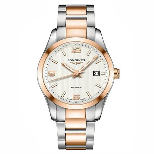 Đồng Hồ Nam Longines Conquest Classic L2.785.5.76.7 Màu Bạc/ Vàng Hồng - Đồng hồ - Vua Hàng Hiệu