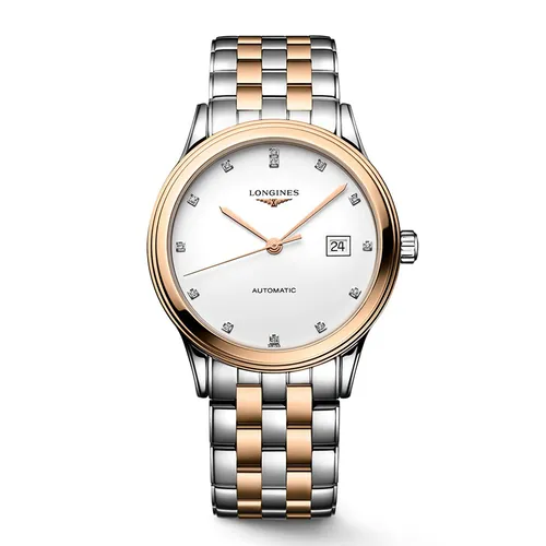 Đồng Hồ Nam Longines Flagship Watch L4.984.3.99.7 Màu Vàng Hồng/Bạc - Đồng hồ - Vua Hàng Hiệu