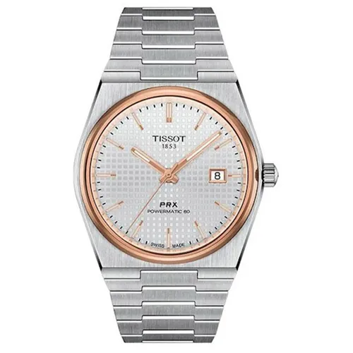 Đồng Hồ Nam Tissot PRX T-Classic Powermatic 80 T137.407.21.031.00 Màu Trắng Bạc - Đồng hồ - Vua Hàng Hiệu