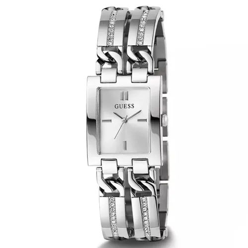 Đồng hồ - Đồng Hồ Nữ Guess GW0668L1 Dạng Lắc Tay Silver 24x30mm Màu Bạc - Vua Hàng Hiệu