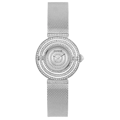 Đồng Hồ Nữ Guess Quartz GW0550L1 Dream Mesh Màu Bạc - Đồng hồ - Vua Hàng Hiệu