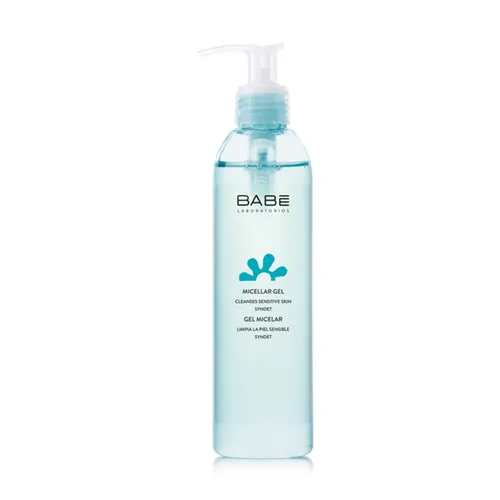 Sữa Rửa Mặt - Gel Rửa Mặt Dành Cho Da Nhạy Cảm Babe Laboratorios Soothing Micellar Gel 240ml - Vua Hàng Hiệu