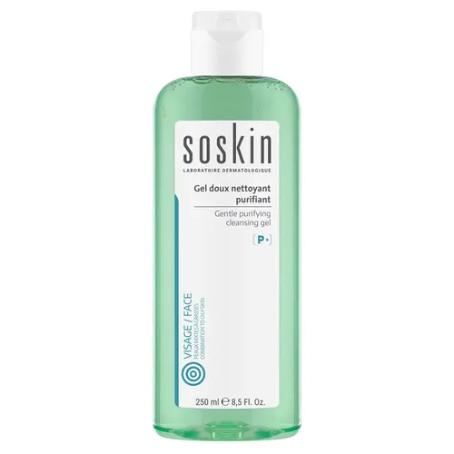 Gel Rửa Mặt Làm Sạch Sâu Soskin Gentle Purifying Cleansing Gel 250ml