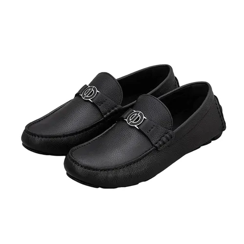 Giày Dior - Giày Lười Nam Dior Black Calfskin Mocasin Shoes Màu Đen Size 40 - Vua Hàng Hiệu