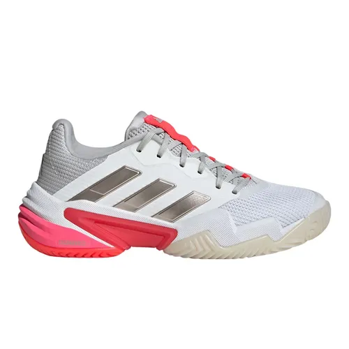 Adidas - Giày Pickeball/Tenis Adidas Barricade 13 WMNS Cloud White / Champagne Met Màu Hồng Trắng Size 38.5 - Vua Hàng Hiệu
