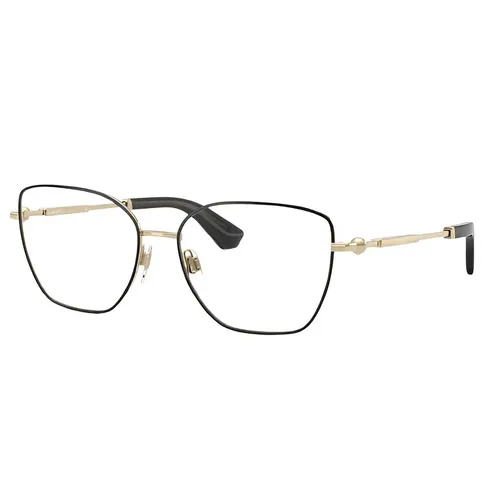 Kính mắt Burberry - Gọng Kính Nữ Burberry Light Gold With Black Rim BE1390 1326 Màu Đen - Vàng - Vua Hàng Hiệu