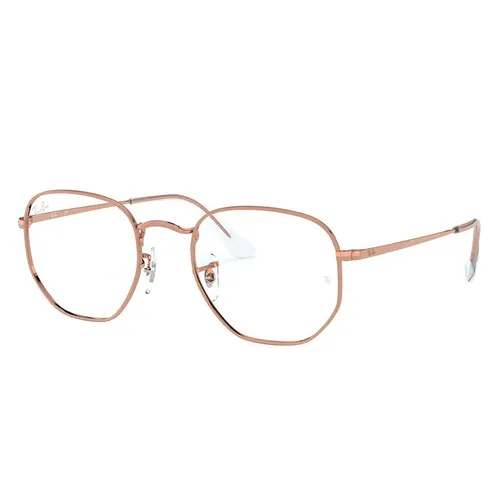 Gọng Kính Cận Nữ Rayban Hexagonal Optics RB6448 3094 51 Màu Vàng Hồng - Kính mắt - Vua Hàng Hiệu