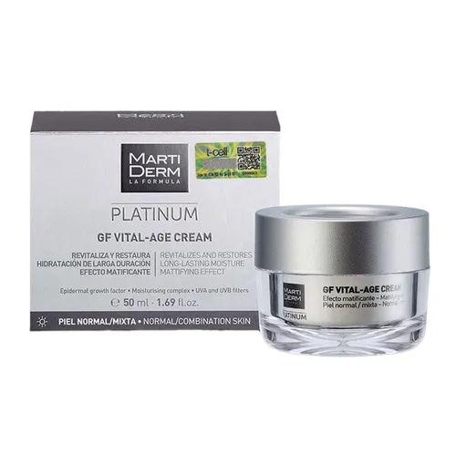 Martiderm - Kem Dưỡng Hỗ Trợ Phục Hồi, Trẻ Hóa Da Martiderm Platinum GF Vital Age Cream Normal/Mixed Skin 50ml - Vua Hàng Hiệu