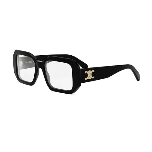 Celine - Kính Mắt Cận Celine Eyewear Triomphe Square Glasses CL50155I Màu Đen - Vua Hàng Hiệu