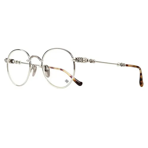 Chrome Hearts - Kính Mắt Cận Chrome Hearts A Shiny Silver Plastic Màu Bạc - Vua Hàng Hiệu