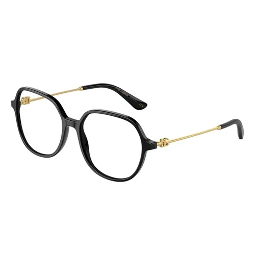Kính mắt Dolce & Gabbana - Kính Mắt Cận Dolce & Gabbana DG 3364 - 501 Black Eyeglasses Màu Vàng Đen - Vua Hàng Hiệu