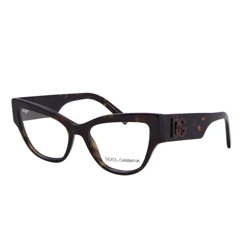 Dolce & Gabbana Nữ - Kính Mắt Cận Dolce & Gabbana DG3378 502 Màu Nâu - Vua Hàng Hiệu