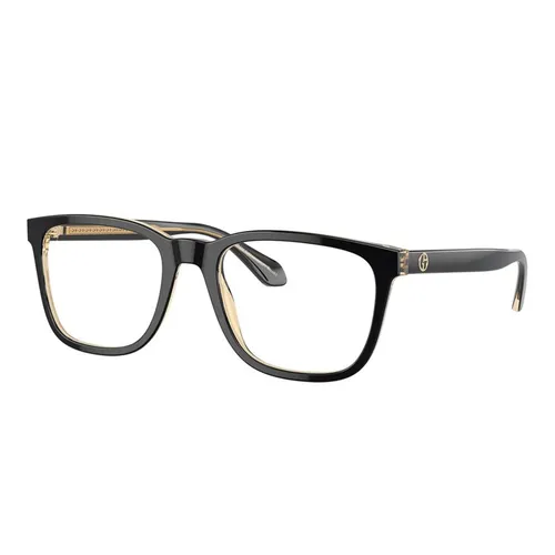 Giorgio Armani - Kính Mắt Cận Giorgio Armani Eyeglasses AR7255 6084 Màu Đen Vàng - Vua Hàng Hiệu
