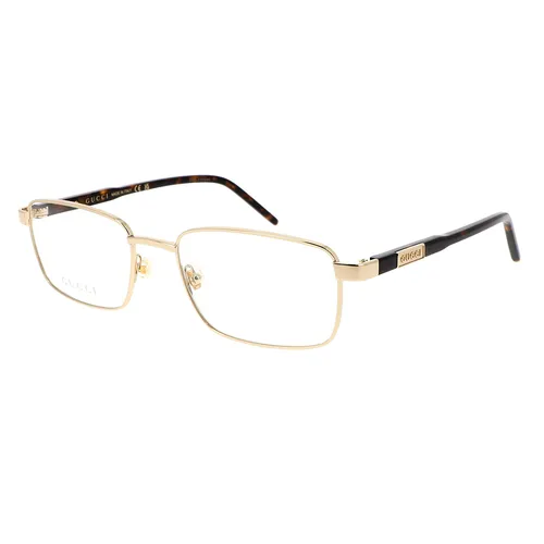 Kính Mắt Cận Gucci Lettering GG1801O 002 54-19 Eyeglasses Màu Vàng Havana