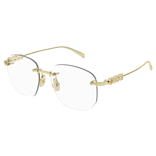 Kính Mắt Cận Nữ Gucci GG1806O 002 Endura Gold Rectangular Glasses Màu Vàng Gold