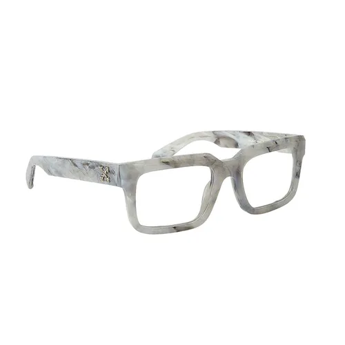 Off-White - Kính Mắt Cận Off-White Style 42 Marble Màu Trắng Xám - Vua Hàng Hiệu