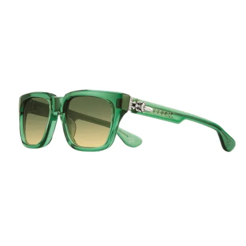 Chrome Hearts - Kính Mát Chrome Hearts Box Officer Marine Sunglasses Màu Xanh - Vua Hàng Hiệu