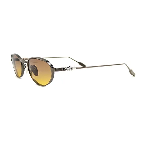 Chrome Hearts - Kính Mát Chrome Hearts Clitorial Antique Silver Sunglasses Màu Bạc Nâu - Vua Hàng Hiệu