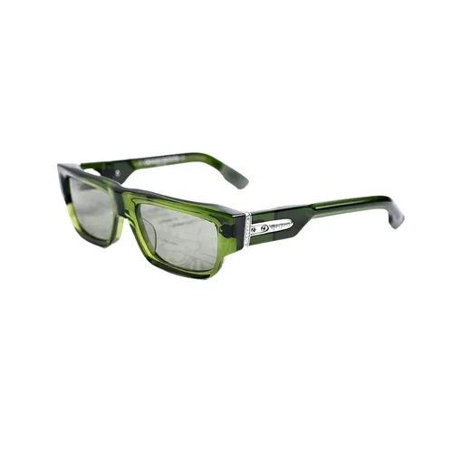 Kính Mát Chrome Hearts Girth Quake Dark Olive Sunglasses Màu Xanh
