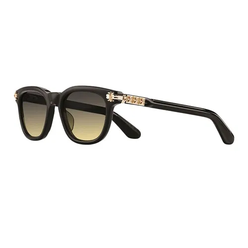 Chrome Hearts - Kính Mát Chrome Hearts Smoke Show Black/18kgp Màu Đen Vàng - Vua Hàng Hiệu