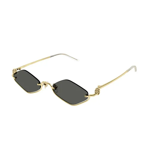 Kính Mát Gucci Geometric Frame Sunglasses GG1604S 001 Màu Đen - Kính mắt - Vua Hàng Hiệu
