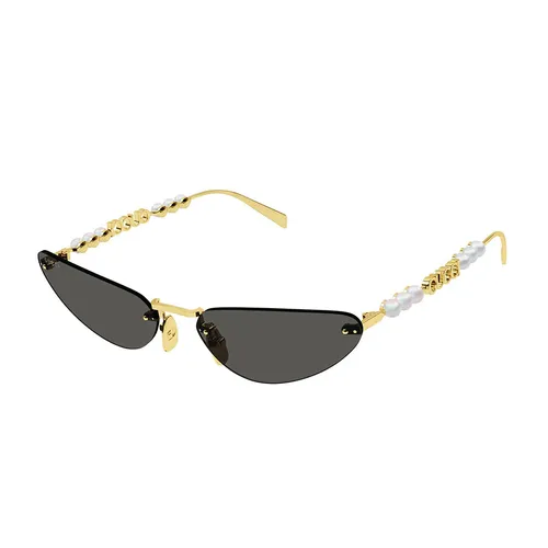 Kính Mát Gucci GG1920S 001 Yellow Gold Cat Eye Sunglasses Màu Đen