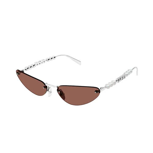 Kính Mát Gucci GG1920S 002 Silver Cat Eye Sunglasses Màu Nâu - Kính mắt - Vua Hàng Hiệu