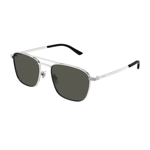 Kính mắt - Kính Mát Gucci Sunglasses GG1881S 001 Màu Xám/Bạc - Vua Hàng Hiệu