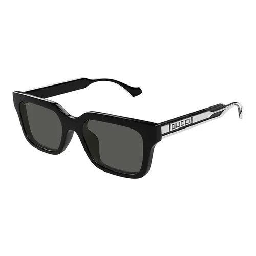 Kính Mát Nam Gucci Rectangular Sunglasses GG1732SK 001 Black Màu Đen - Kính mắt - Vua Hàng Hiệu