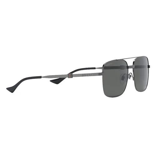 Kính mắt Gucci Nam - Kính Mát Nam Gucci Square Frame Sunglasses GG1441S Màu Xám - Vua Hàng Hiệu