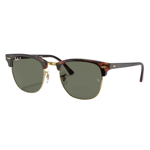 Kính mắt - Kính Mát Nam Rayban Clubmaster Classic RB3016 990 Màu Xanh Havana Size 51 - Vua Hàng Hiệu