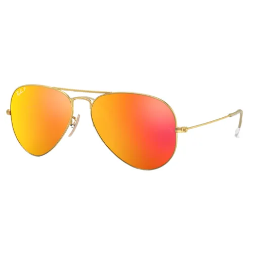 Rayban - Kính Mát Nam Rayban Flash Lenses Sunglasses RB3025 112/4D Màu Vàng Cam Size 58 - Vua Hàng Hiệu