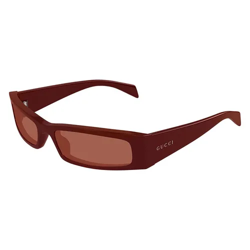 Kính mắt Gucci Nữ - Kính Mát Nữ Gucci Sunglasses Bordeaux Rectangular Burgundy GG1778S 003 Màu Đỏ - Vua Hàng Hiệu