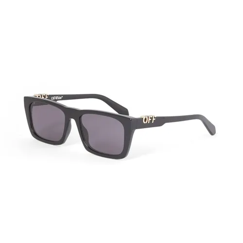 Off-White - Kính Mát Off-White Albany OERI13E1007 Black Dark Grey Màu Đen Xám - Vua Hàng Hiệu