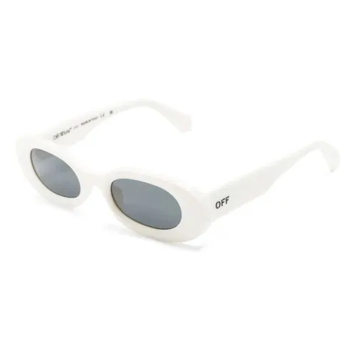 Off-White - Kính Mát Off-White Amalfi OERI087F23PLA001 0107 WHITE Màu Xám/Trắng - Vua Hàng Hiệu