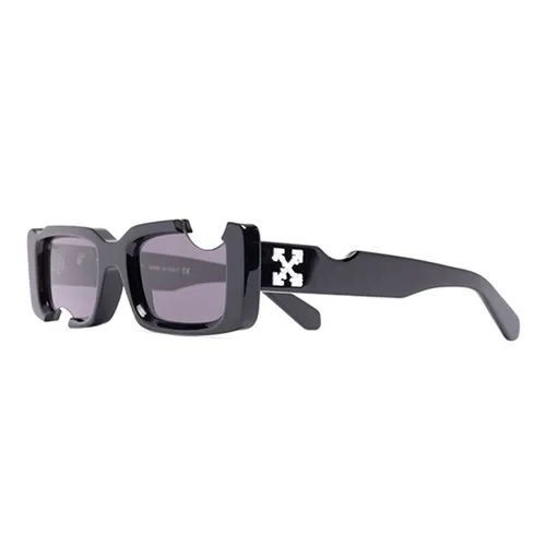 Kính mắt Off-White Ý - Kính Mát Off-White Cady Cut OERI006C99PLA0011007 Black Màu Đen - Vua Hàng Hiệu